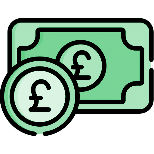 Caravan Delivery cash icon